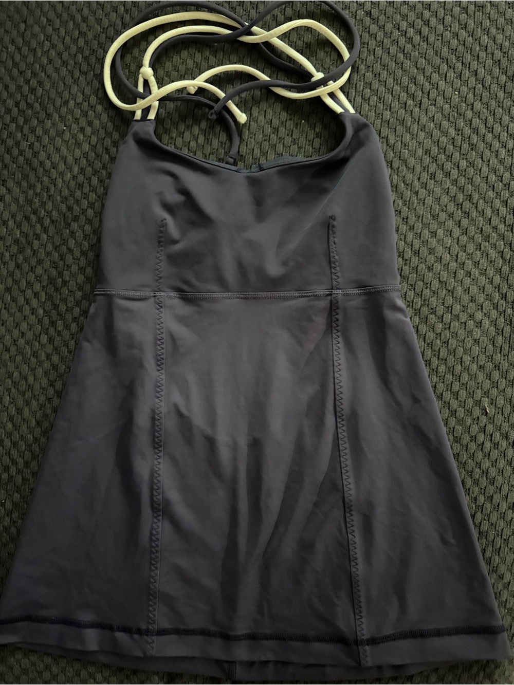 Lululemon navy/white swim tank top